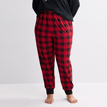Plus Size Jammies For Your Families® Mix & Match Banded Pajama Bottoms