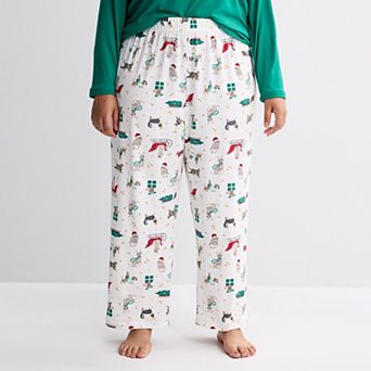 Plus Size Jammies For Your Families® Mix & Match Pajama Bottoms