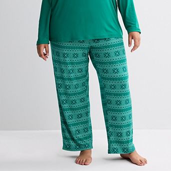 Plus Size Jammies For Your Families® Mix & Match Pajama Bottoms