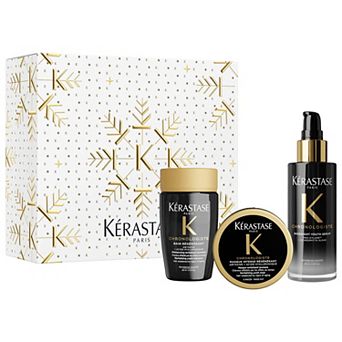 KERASTASE Chronologiste Trio Gift Set for Dry, Thin, Aging Hair