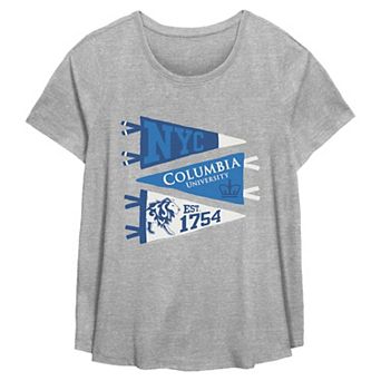 Plus Size Columbia University Pennants Flowy Graphic Tee
