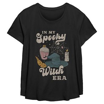 Plus Size In My Spooky Witch Era Halloween Flowy Graphic Tee