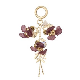 lonna & lilly Gold Tone Flower Leaf Key Chain