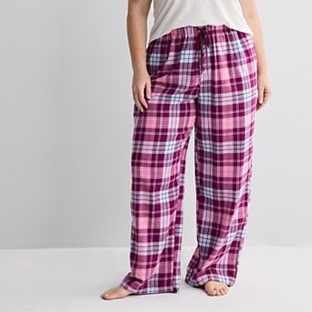 Plus Size Sonoma Goods For Life® Flannel Pajama Pants