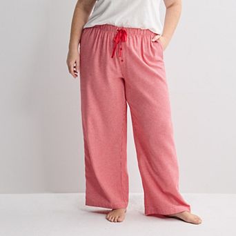 Plus Size Sonoma Goods For Life® Flannel Pajama Pants