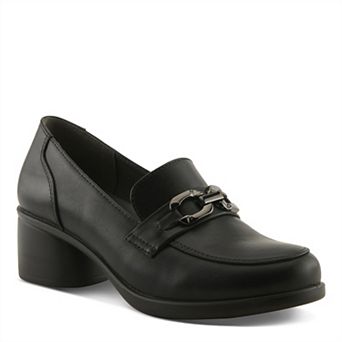 Flexus by Spring Step Calderoni Women's Block Heel Loafers