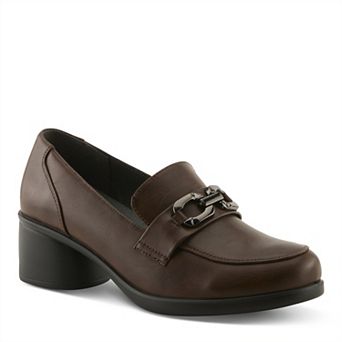 Flexus by Spring Step Calderoni Women's Block Heel Loafers