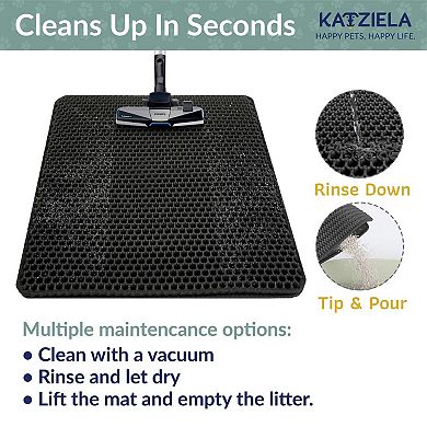 MeowLitter Mat30"x24" Double Layer Honeycomb Cat Litter Mat