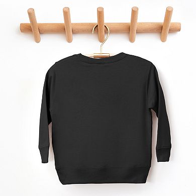 Embroidered Little Bro - Toddler Graphic Sweatshirt
