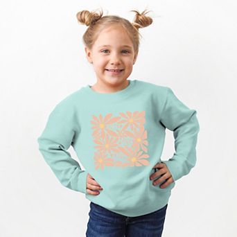 Sunny Days Ahead Daisies - Toddler Graphic Sweatshirt