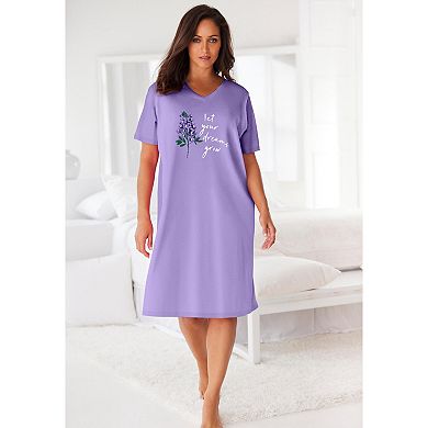 Only Necessities Plus Size Graphic Sleepshirt