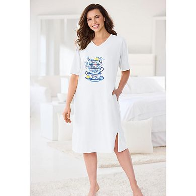 Only Necessities Plus Size Graphic Sleepshirt