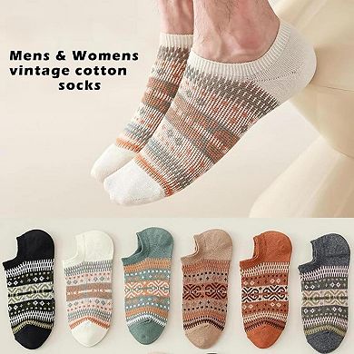 Womens Cute No Show Socks Non Slip Invisible Low Cut Breathable Soft Multipack