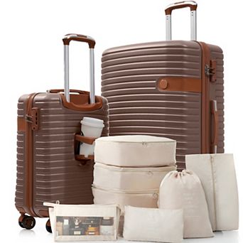 Hardshell Luggage Set with TSA Lock 360°Spinner Wheels Travel Suitcases Carry-On & Check-In
