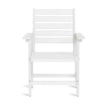 Hearthshire Outdoor Dining Chair with Armrest, Patio Chair for Backyard