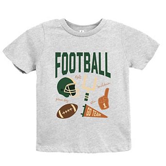 Football Green Icons - Youth Short Sleeve Graphic T-Shirt