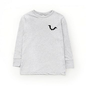 Spooky Graffiti - Youth Long Sleeve Graphic T-Shirt