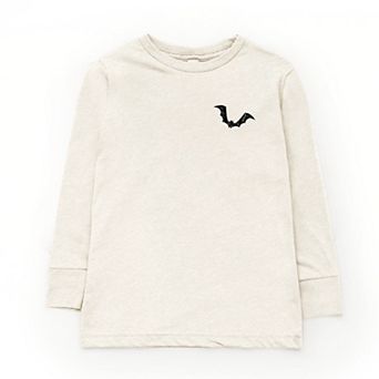 Spooky Graffiti - Youth Long Sleeve Graphic T-Shirt
