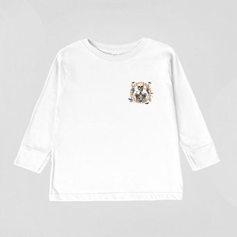 Peace Sign Skeleton - Toddler Long Sleeve Graphic Tee