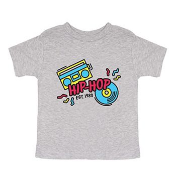 Neon Hip Hop - Toddler Short Sleeve Graphic T-Shirt