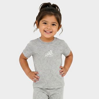 Floating Skeleton - Toddler Crew Shorts Set
