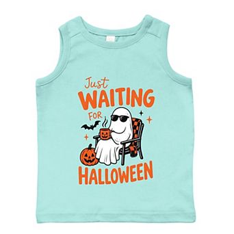 Just Waiting For Halloween Ghost - Toddler Graphic Tank