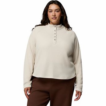 Plus Size Columbia Holly Hideaway™ Waffle Half Snap Pullover