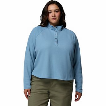 Plus Size Columbia Holly Hideaway™ Waffle Half Snap Pullover