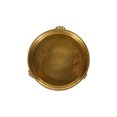 Round Clawfoot Dish Home Collection Decor Candles Coffee Table 4.5"