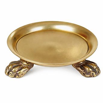Vintage Pedestal Candle Holder Tray Ring Dish Decor