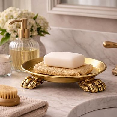 Vintage Pedestal Candle Holder Tray Ring Dish Decor