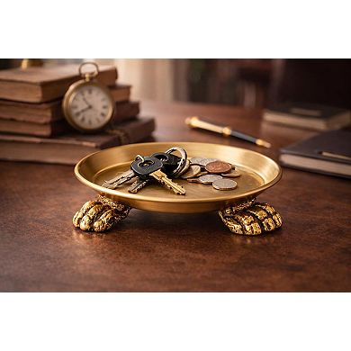 Vintage Pedestal Candle Holder Tray Ring Dish Decor