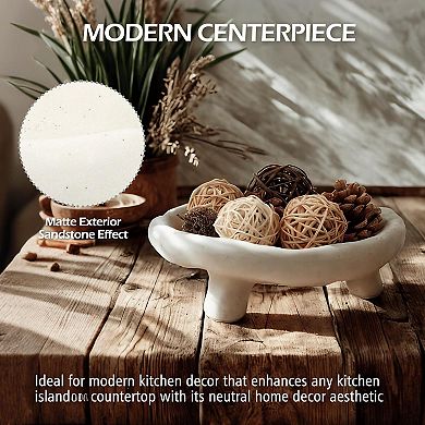 Three-legs Ceramic Decorative Bowl