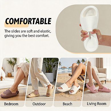 Cloud Cushioned Shower Slides Sandals