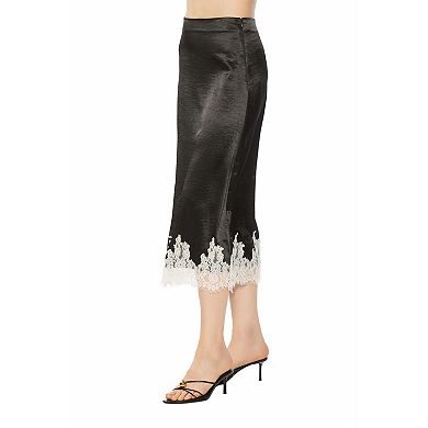 Women's ALEXIA ADMOR Serena Maxi Skirt With Lace Hem