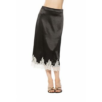 Women's ALEXIA ADMOR Serena Maxi Skirt With Lace Hem