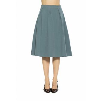 Women's ALEXIA ADMOR Camile Pleated Midi Skirt