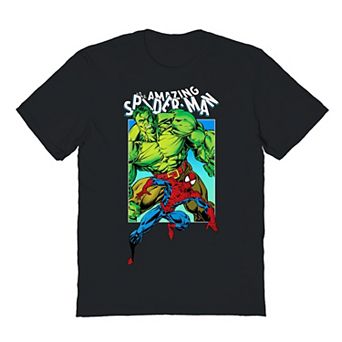 Men's Marvel Comics Spider-Man & Hulk Graphic Tee