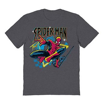 Men's Marvel Spider-Man Racing Thwip Graphic Tee