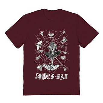 Men's Marvel Spider-Man Butterfly Web Graphic Tee