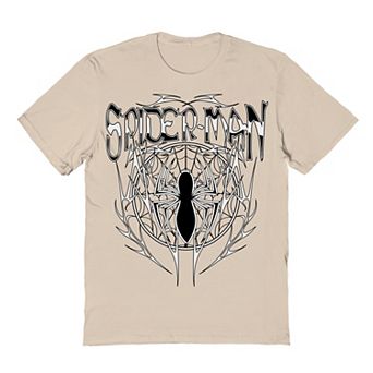 Men's Marvel Spider-Man Metal Style Graphic Tee