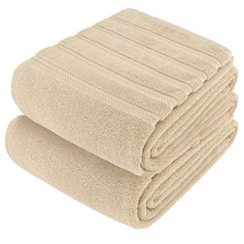American Soft Linen 2 pc 100% Cotton Jumbo Towel Set