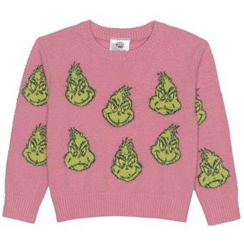 Baby & Toddler Girl Grinch All-Over Graphic Sweater