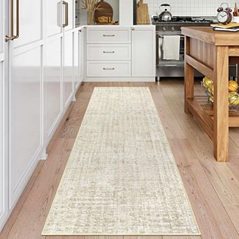 Modern Abstract Area Rug Machine Washable Non Slip Low Pile Indoor Carpet for Living Room Bedroom