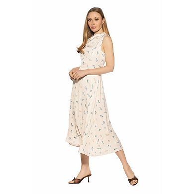 Women's ALEXIA ADMOR Opal Draped Fit And Flare Dress