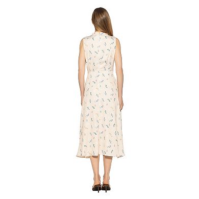 Women's ALEXIA ADMOR Opal Draped Fit And Flare Dress