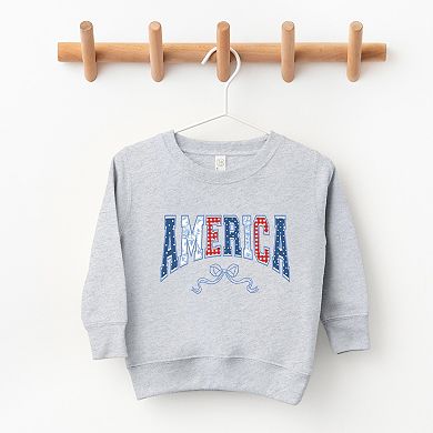 Coquette America Arched - Toddler Graphic Sweatshirt