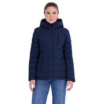 Women's Nautica Lightweight Stretch Puffer Jacket