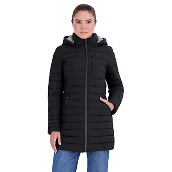 Women's Nautica Stretch Puffer Coat
