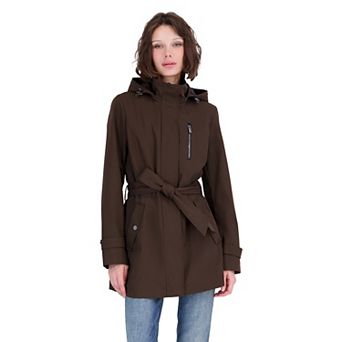 Women's Nautica Belted Rain Jacket